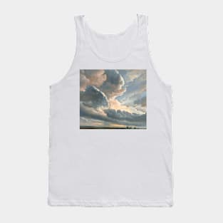 cloud horizan oil painting cloudy sky near rome Tank Top